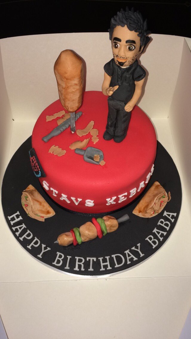 Shareenyp's tweet photo. Turkish Kebab Man Cake #Birthday #cake #turkish #doner #kebab #mamascustomcakes #bake https://t.co/u0HBXSjESQ