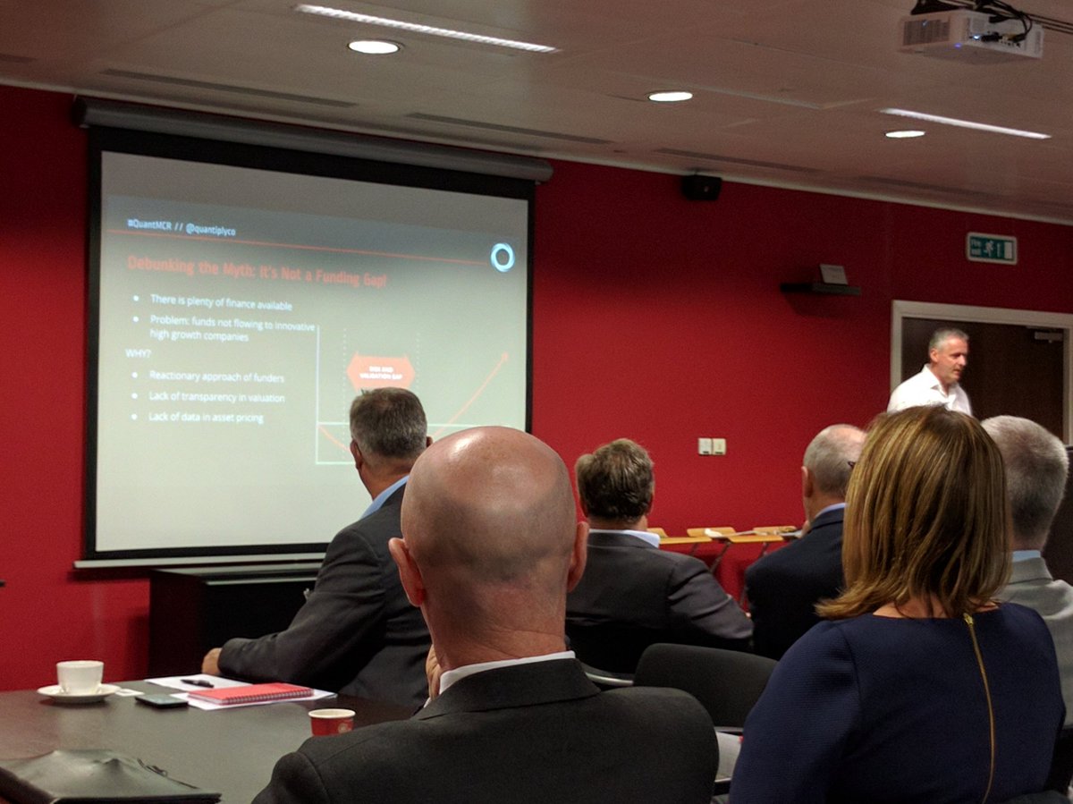 QuantiplyCo's tweet photo. It's not a #fundinggap! It's an information gap #QuantMCR https://t.co/tbMTG4V8L2