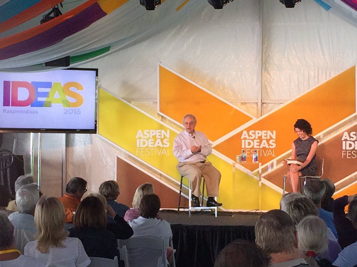 klgendron12's tweet photo. The always brilliant @EJDionne at a packed #AspenIdeas: How the Right Went Wrong https://t.co/gFGLC4Xr1W