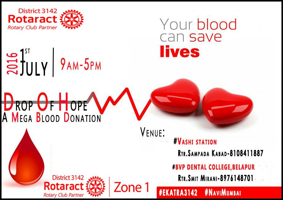 zoneone3142's tweet photo. It's in your Blood to help save a Life!💉
'A Mega Blood Donation Drive'
#dropofhope #zone1 #theaces #Ekatra3142 https://t.co/SvnbP7n0QB