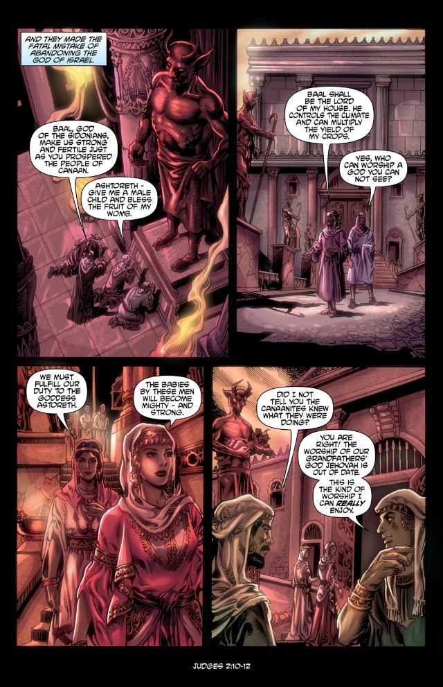 ComicBookBible's tweet photo. Then the sons of Israel did evil in the sight of the Lord and [e]served the Baals...Judges 2:11 #comics #bibleverse https://t.co/UjhsHdh8Ix