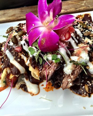 IamEricaBarrett's tweet photo. Ribeye Enchildas @laloterianyc in the Lower NYC. I love this city. I look at Enchiladas in a new way after this meal https://t.co/nmuZXMF7TI