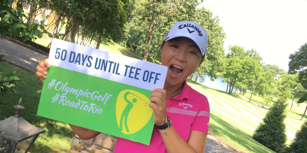 50 Days Until Tee Off! New Zealand’s <a href="/LydiaKo/">Lydia Ko</a> is counting down the days until the women tee it up! #OlympicGolf
