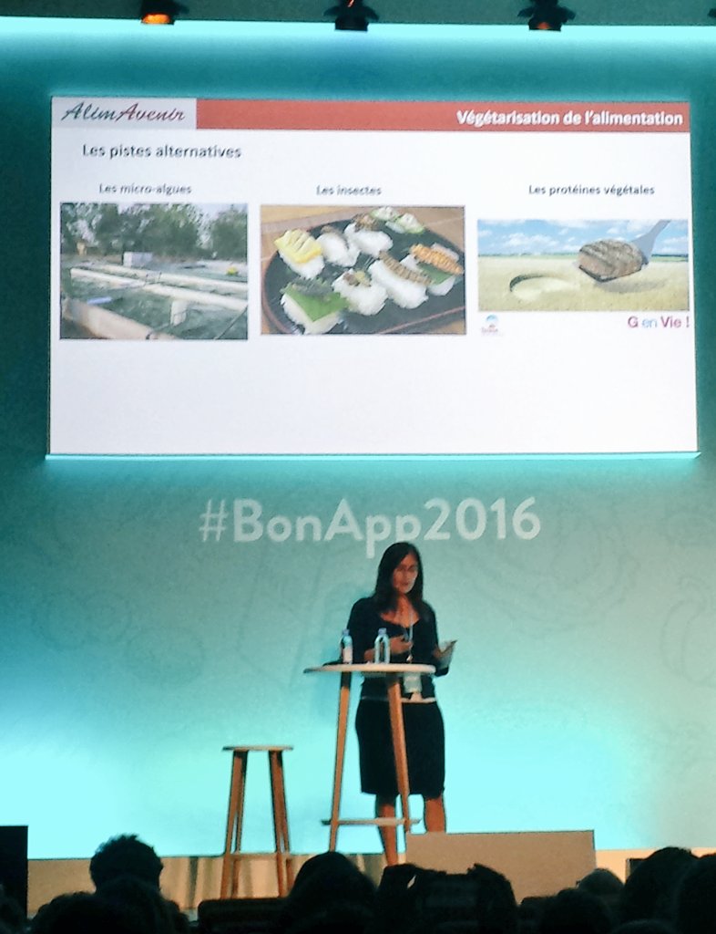 as_Jossa's tweet photo. Toujours ces 3 #tendances alimentaires : insectes, microalgues et protéines. végétales #bonapp2016 https://t.co/bA5eXnpyFR