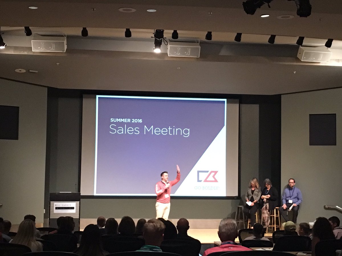 CutterandBuck's tweet photo. Our fearless leader, Joel Freet, kicking off Day 2 of our #SP17SalesMeeting!
@jpfreet #CutterandBuck #Day2 https://t.co/SWfyTTJUNv