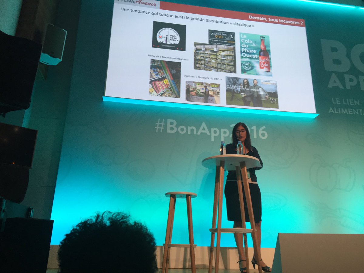 Danone's tweet photo. "Autre tendance, le "locavorisme", qui exprime le désir des consommateurs de manger local" @AlimAvenir #BonApp2016 https://t.co/ltKnAflah4