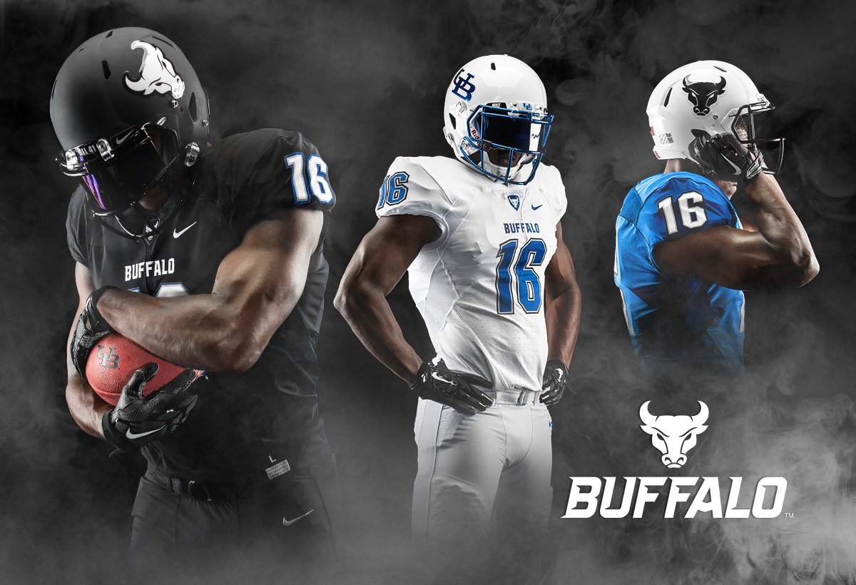 news4buffalo's tweet photo. The UB #Bulls have revealed their new uniforms for the 2016 season. Photo courtesy of @UBAthletics. https://t.co/xhm51PgXHF
