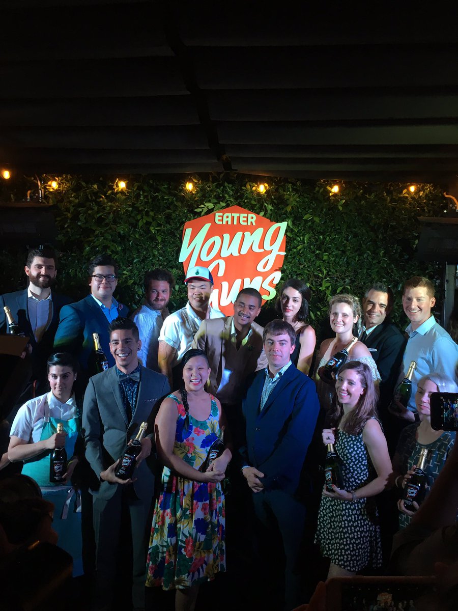Congrats to all the #EaterYoungGuns such an honor to be part of this group! Thank you <a href="/Eater/">Eater</a> for a wonderful evening
