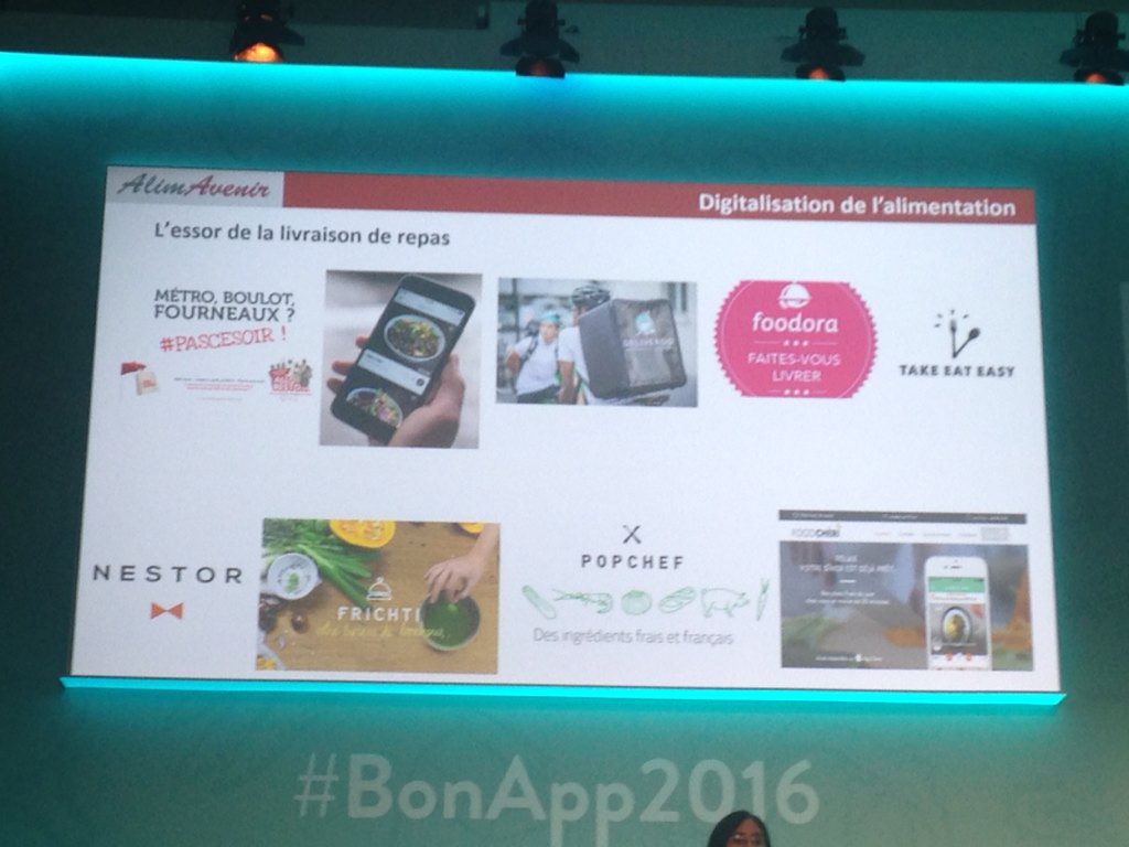 cocottecancan's tweet photo. On parle digitalisation de l'alimentation et on cite @Foodcheri avec @AlimAvenir #BonApp2016 https://t.co/TcqdZ9gyTa