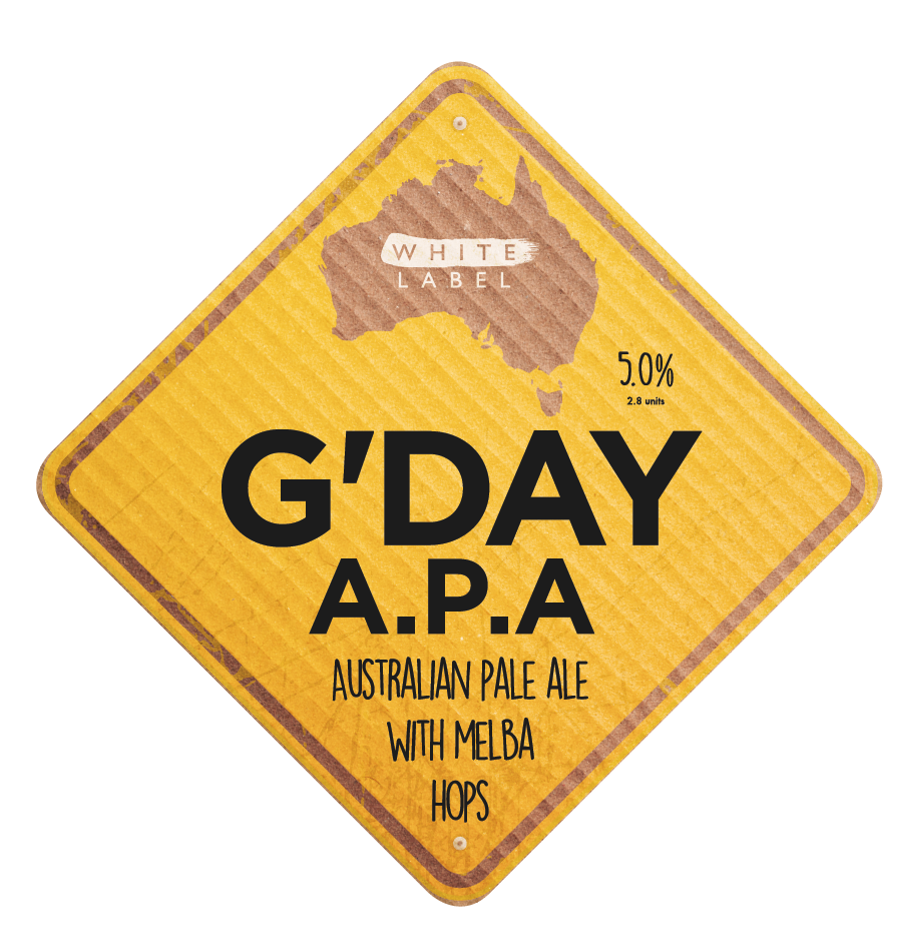 robbiesbrewery's tweet photo. Our next White Label Beer - G'Day APA - will be available at selected @robbiesbrewery pubs next week. https://t.co/lOxomY12XB