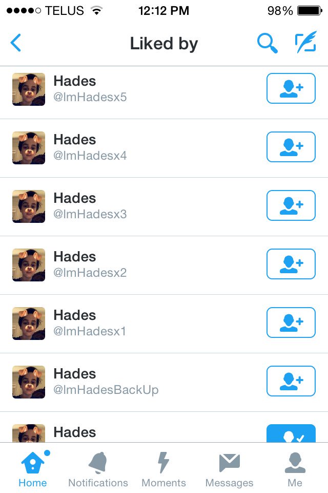 TylerOrClick's tweet photo. What the fuck you like your own tweet shows how popular you are #tagged @lmHades https://t.co/X1G7edgFzP