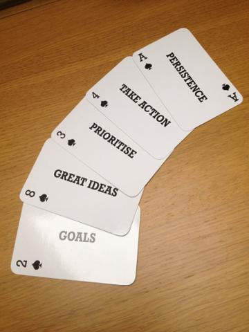 TheBulletman's tweet photo. One secret to #success inspired by top motivational #speaker @davidhyner and his BIG goals theory #4suits #spades https://t.co/Tavbs1ck6w