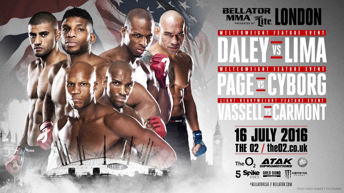 Competition: Win 2 tickets for the "BELLATOR 158: London" at The O2 London! Details + Ts&amp;Cs: wu.to/6ovaTw