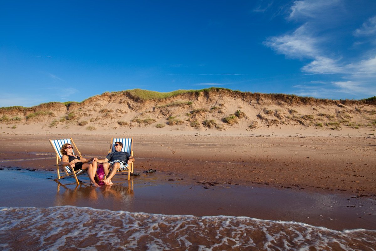 tourismpei's tweet photo. Sometimes all you need is an evening on a beach all to yourselves. Retweet if you agree https://t.co/cTw72a1B1N