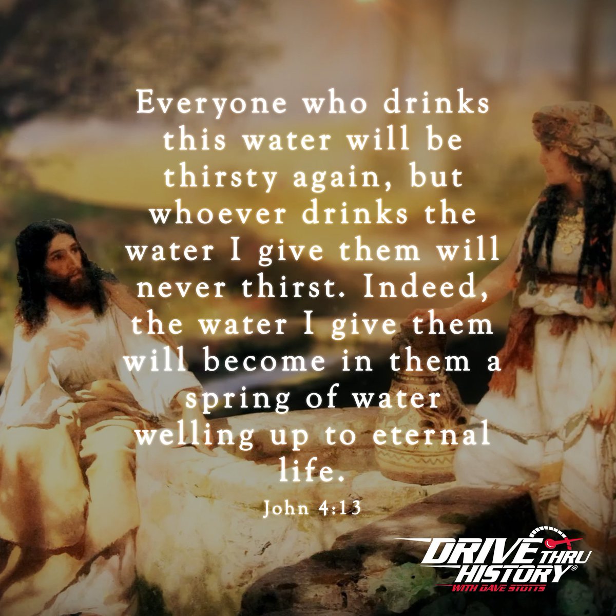 DriveThruSeries's tweet photo. "the water I give them will become in them a spring of water welling up to eternal life" https://t.co/1e28zphLMz