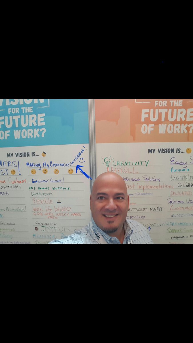 jbordetas's tweet photo. Just in case you couldn't guess which one was mine, follow the arrow @WorkForceSW #WFSVision16 #customersuccess https://t.co/I9611K5g2F