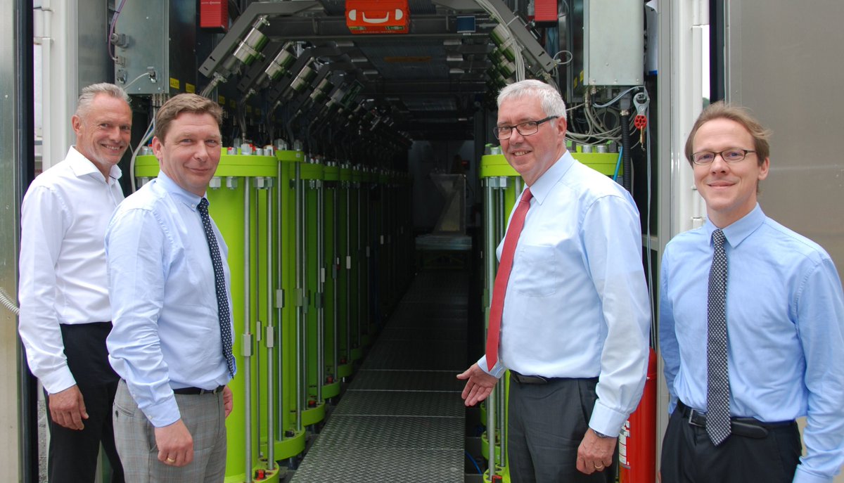 #Jülich Mayor visiting #Stornetic “I believe these innovations will be of major importance in the future.”#SmartGrid