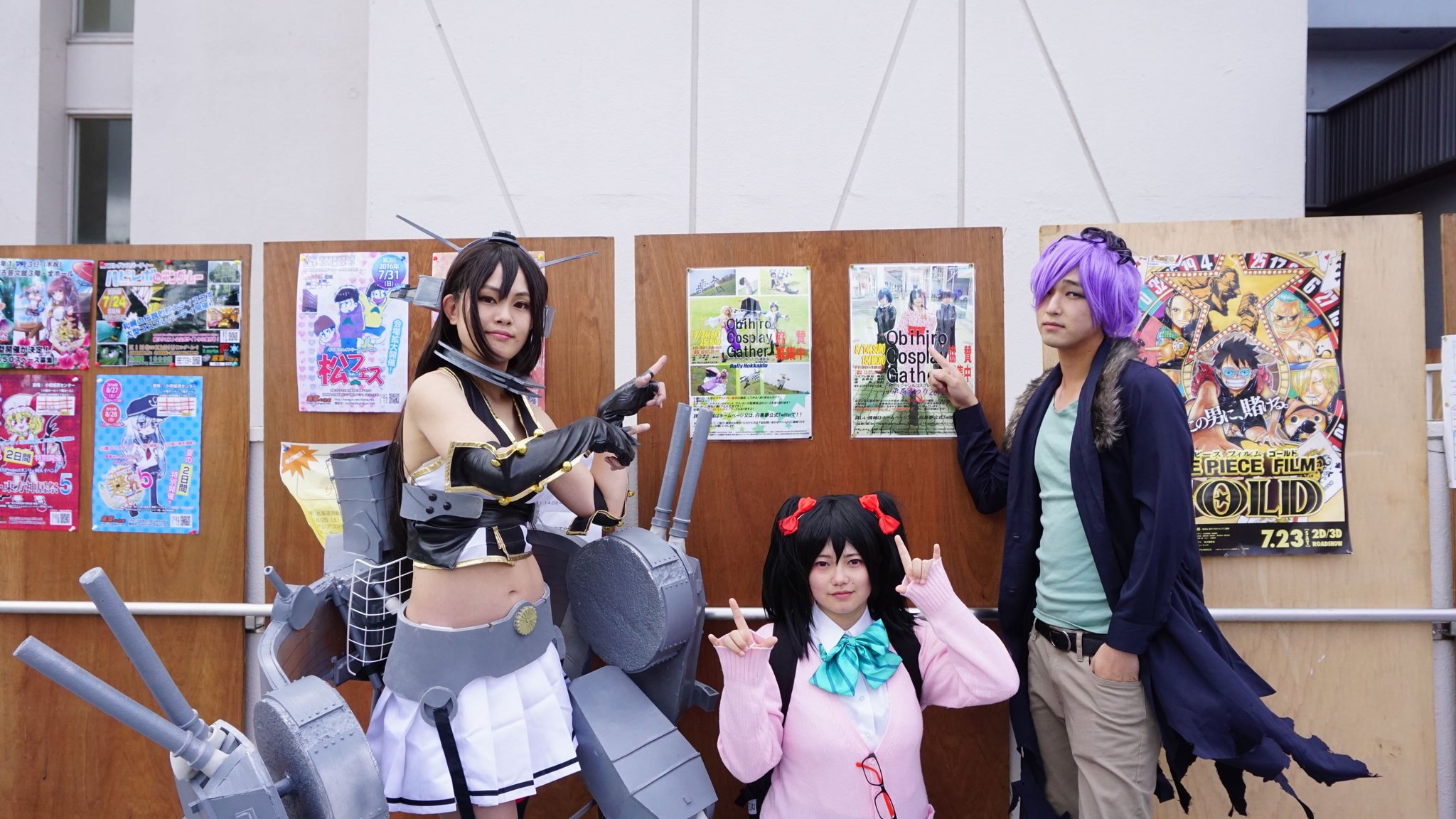 白黒夢 Monochrome 洞爺湖マンガ アニメフェスタ16 帯広コスプレ勢の皆さんと参加させていただきました ちゃっかりイベント宣伝ポスターも貼らせていただきました そして長は無事痛車デビューしました Tmaf Tmaf16 Tmaf T Co