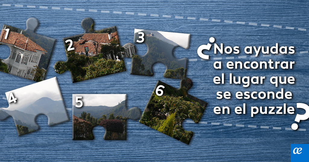 AirEuropa's tweet photo. Hoy ponemos rumbo a nuestro nuevo destino: Bogotá. ¿Sabrías decirnos qué lugar esconde el puzzle? ✈️  ⛰ https://t.co/Qc95y2CzBW