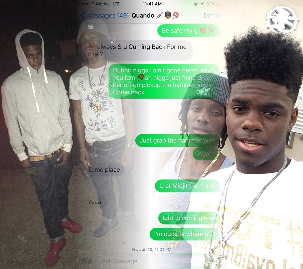 PoloMannQuan's tweet photo. Told Fam I'll Never Leave Him ๐ฅAnd Now He Left Me ๐ข๐ฅ๐ฏ#RestUpFam Nigga Gone Miss You ๐ฏI Love You Bruhh ๐ข๐ฏ https://t.co/66ziIE49HF