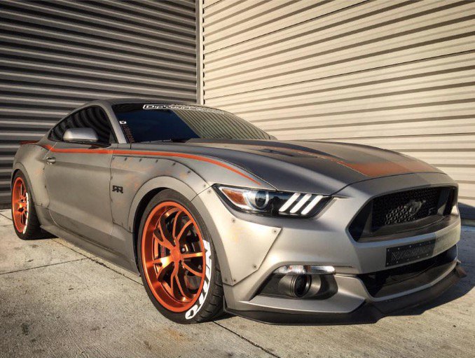 baileysford's tweet photo. Heavy artillery, #Mustang style. #Ford https://t.co/9lpEcSpbTP