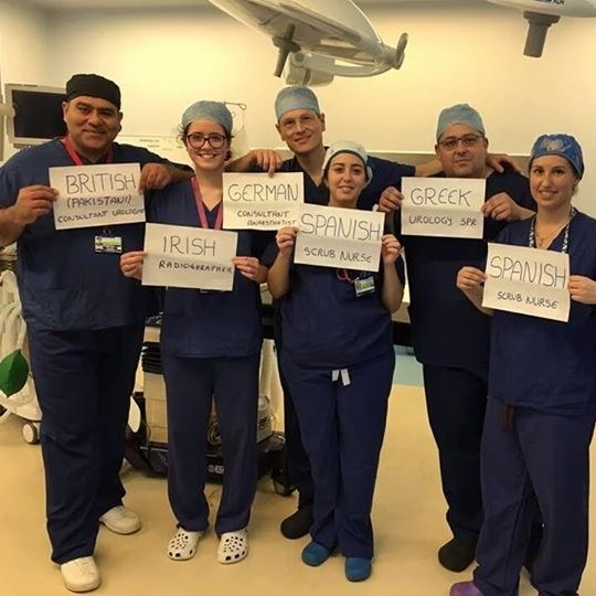 LeilaZaker's tweet photo. To all the UK citizens who voted for BREXIT to stop immigration, think of this next time u find yourself in hospital https://t.co/irYnnWPIka