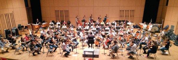 collectif_ojif's tweet photo. Émouvant de faire retentir les premières notes de l'#OJIF avec @DavidMolard au @crrdeparis... Concert J-4 ! https://t.co/WccpCDpuKV