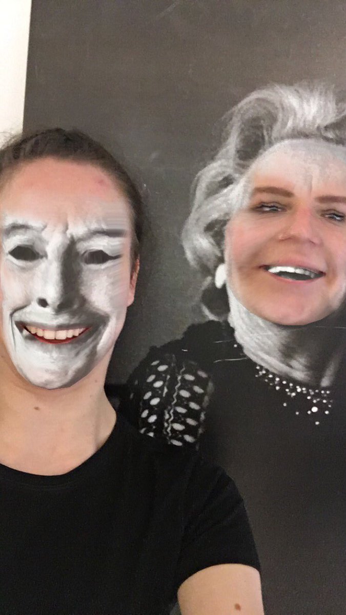 TiaReneexxx's tweet photo. @Rambertdance face swap with Marie Rambert πππΌππΌππΌππΌπ―π―π― having such a great day #RambertElements https://t.co/0Kdo4y6J5J
