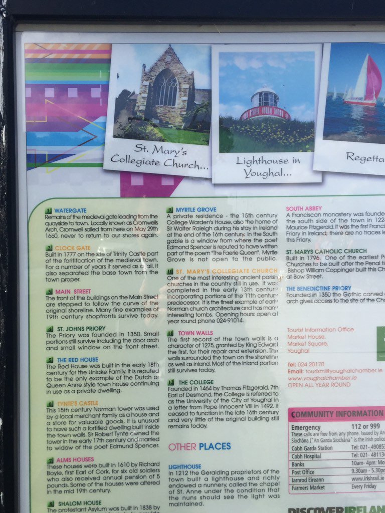 DiscoveringCork's tweet photo. One of #Ireland most fascinating towns #youghal . At the stunning #walterraleighhotel @CorkTIO @VisitCorkCounty https://t.co/q10VQC6kwL