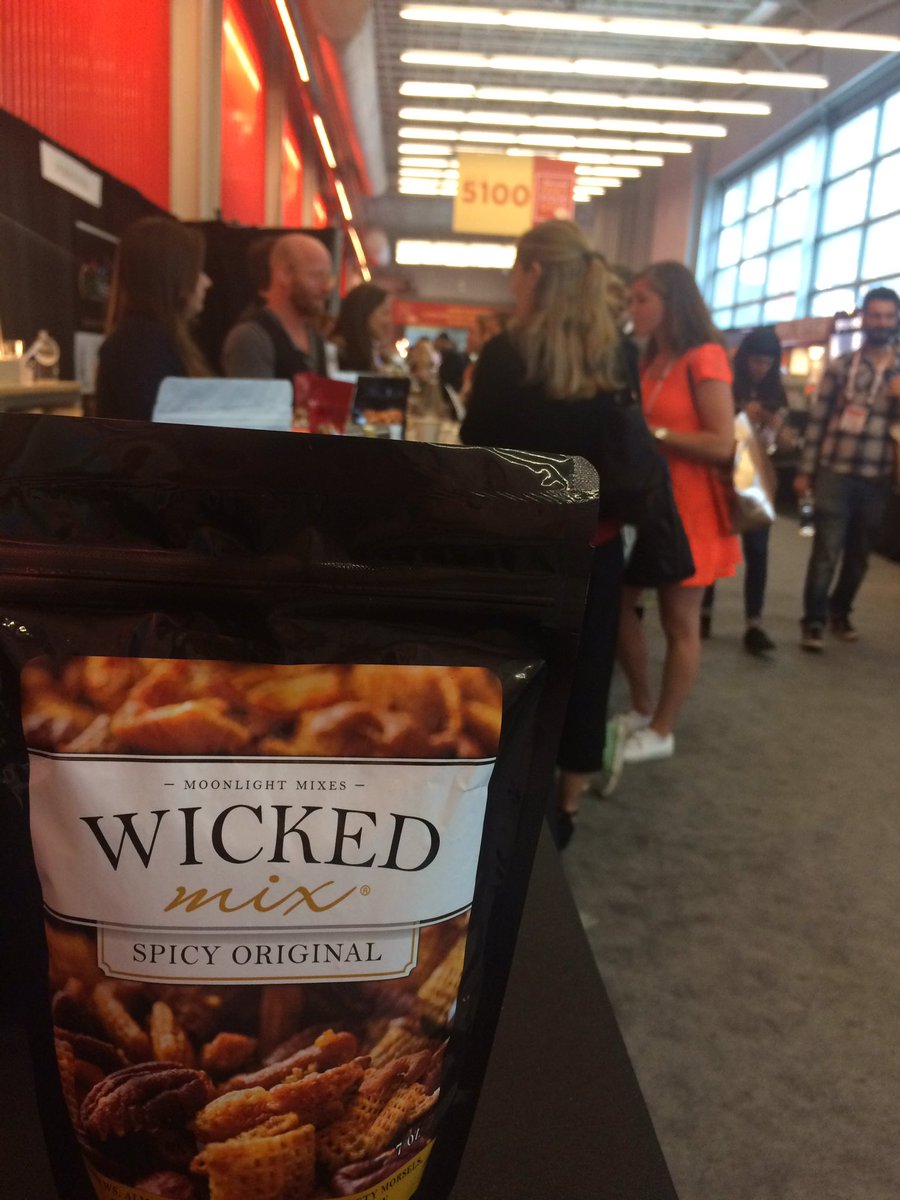 snackWicked's tweet photo. Fancy Food 2016. Booth 5104 #snackwicked #FancyFoodShow https://t.co/YFB53G7FlP