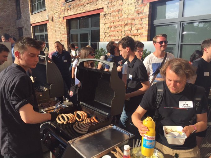We are underway at #HelloWorld Berlin! Thanks for joining us on a sunny evening! https://t.co/6LZWLF<a href="/tag/helloworld"class="tags">#HelloWorld</a>