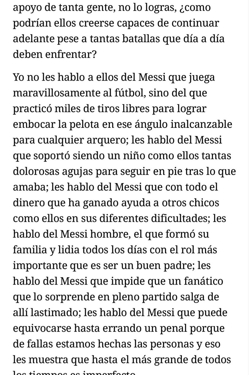 EduardoEspadin's tweet photo. @TeamMessi #NoTeVayasMessi 
Continuación de la carta https://t.co/d2I7nPyiux
