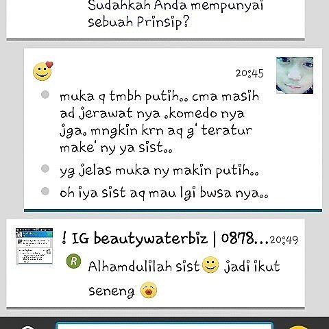 CoreSc363's tweet image. Muka tmbah putih hny semprot beautywater strong Acid
 beautywater strong Acid 👇
HP 087845645672
👉PIN BB : 7C31CD8E