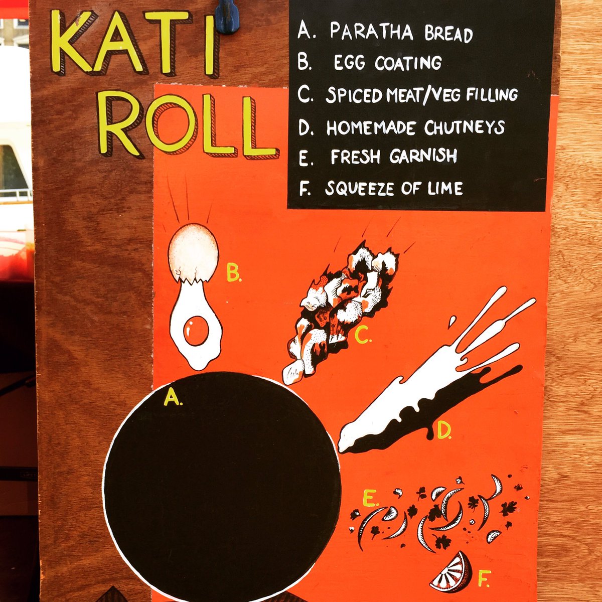 Kolkati's tweet photo. THIS WEEK

WEDS @WIQlondon @KERB_ 
THURS @TheGherkin @KERB_
SAT @E17village &amp; 
SAT PM @CamdenBrewery https://t.co/RsN84sN9zo