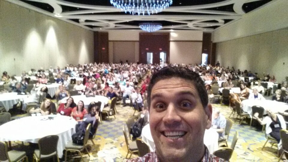 Me and a few hundred of my friends talking about student engagement  #ModelSchools