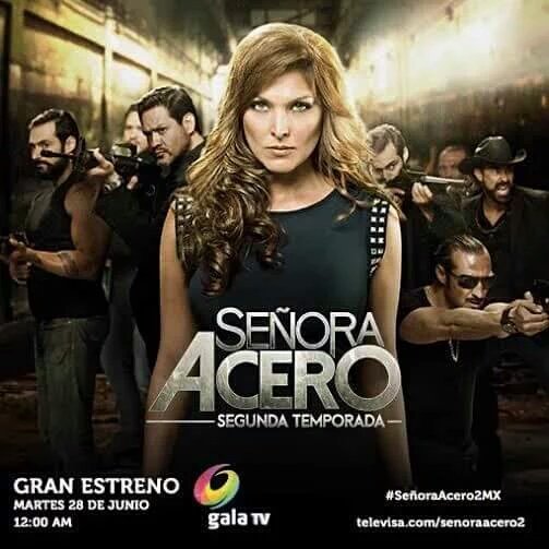 NotichismesTvFb's tweet photo. Hoy es el gran estreno de la #2da temporada de #SraAcero2 #GuerraTendran a la media noche por @GalaTVMexico @LINCPAL https://t.co/DaJzCCdMSk