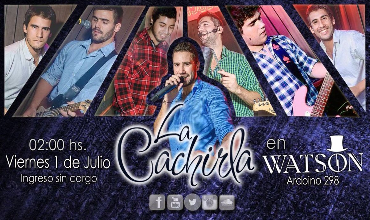 la_cachirla's tweet photo. Nos presentamos este Viernes 01/07 en #WatsonFridays (Ramos) a las 02:00 hs. Ingreso sin cargo! Los esperamos!!! https://t.co/p35Gv0XSiJ