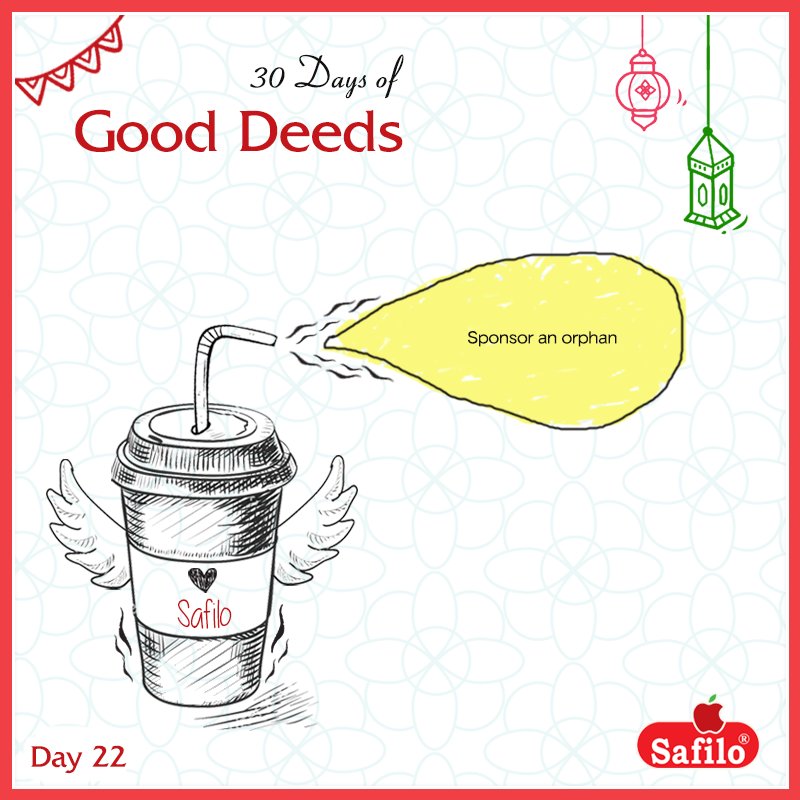 SafiloPK's tweet photo. Day 22. . .
#RamadanKareem #30DaysOfGoodDeeds #Safilo https://t.co/OY5owZMn1v