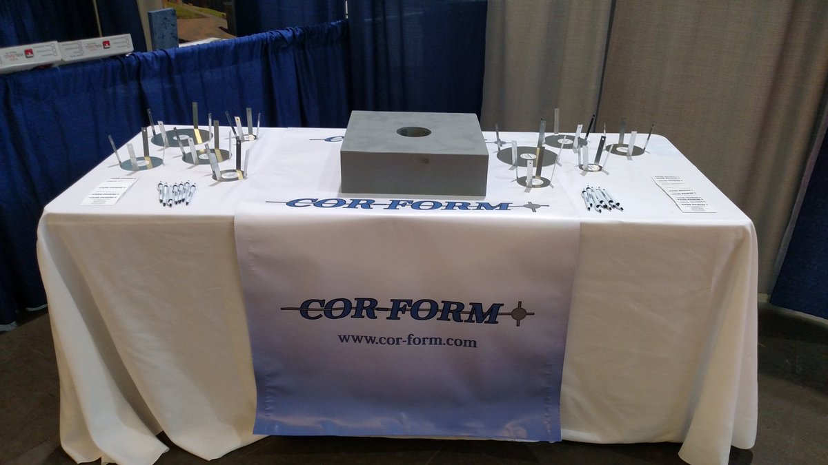 Cor_FormLLC's tweet image. Come see us at the @NEBFM  Booth 257 Tomorrow and Thursday!  Cor-Form.com  #Boston #concrete #convention