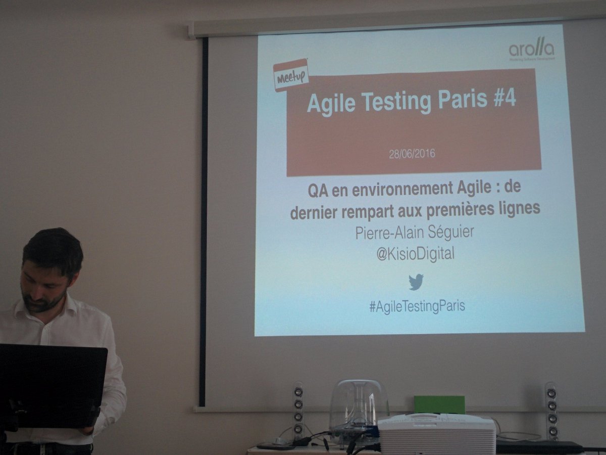 dmarimou's tweet image. #QA en environnement #agile #AgileTestingParis #KisioDigital #Testing #QualityAssurance #Arolla