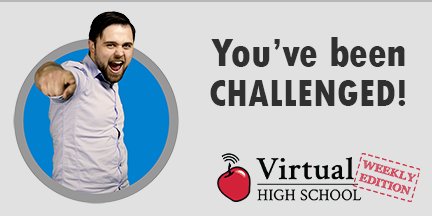 TheRealVHS's tweet image. Ron from the @VHSMathDept has a challenge for you! Find it in our #VHSWeekly lesson: lms.vhsweekly.com/d2l/le/content…