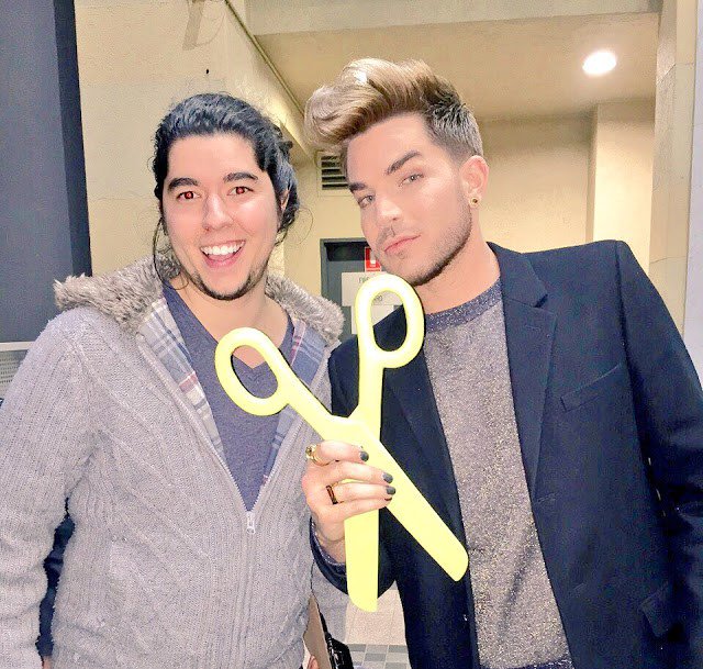 CelebritiesRep's tweet photo. From @CutItOut4Cancer: Adam Lambert Joined #YellowScissors Campaign To #FightCancer: WIN… https://t.co/xgQQ6Jesws https://t.co/mBQKdfoQsb
