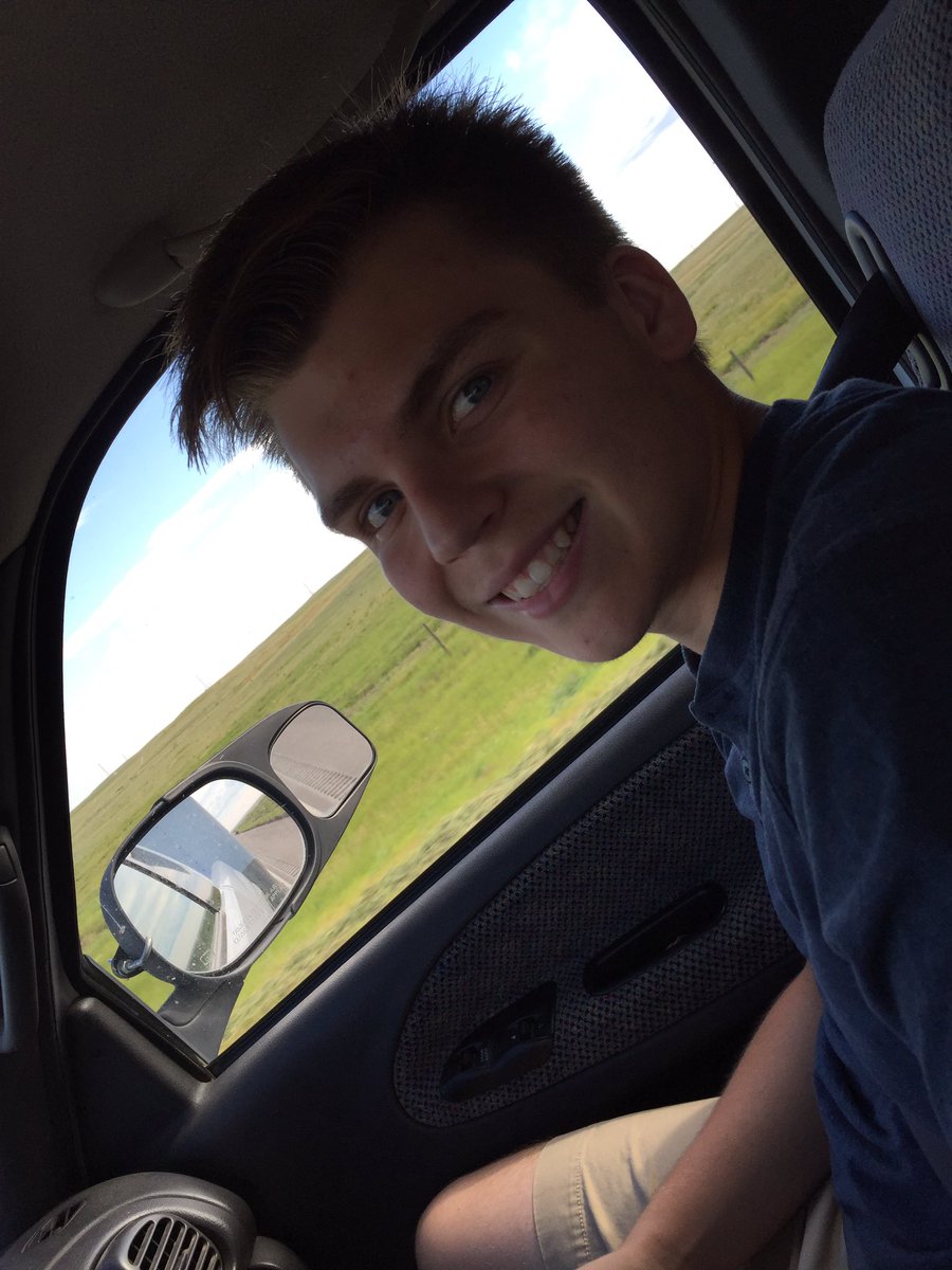 yxhyyc's tweet photo. Pit crew for today. Driving to Ponoka to look at another Model T track car. #newmodelt #coolteenager https://t.co/pHLoxzziJk