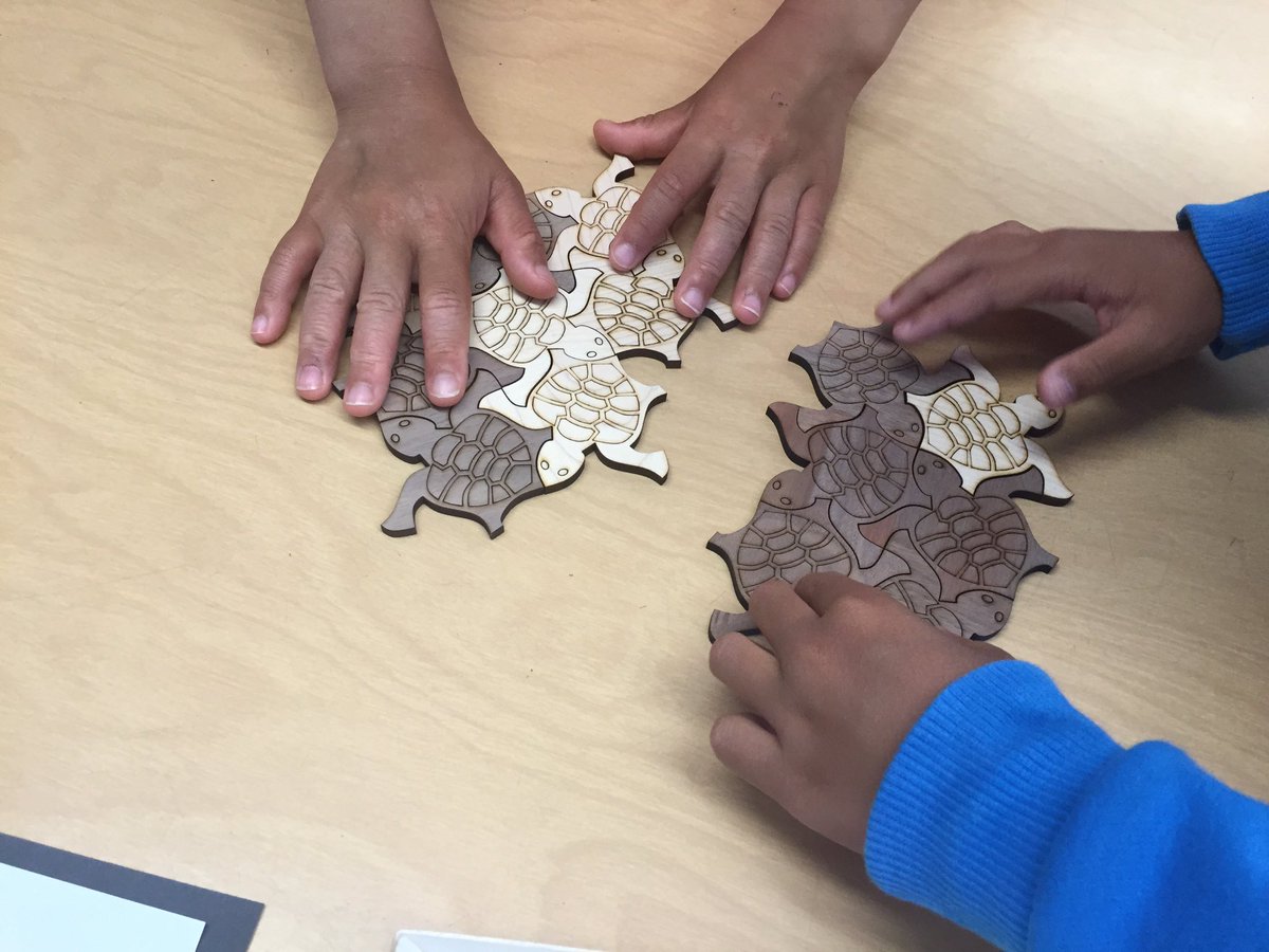 jnovakowski_'s tweet photo. Gr. 3: "You look for the spaces and move the turtles to fit in the spaces."  @emilygrosvenor @Trianglemancsd https://t.co/mQa1cfk8jx