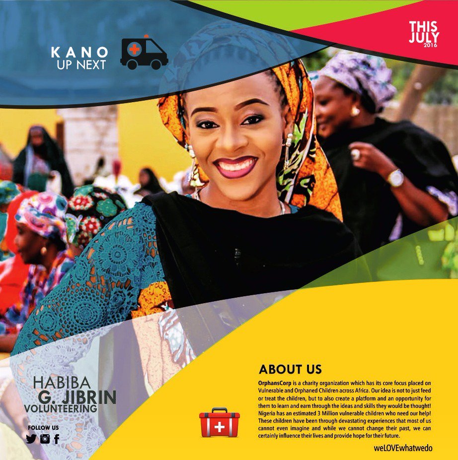 orphanscorp's tweet photo. Meet the beautiful Habiba Garba Jibrin @Ms_GjAy 

#volunteer #children #medicaloutreach #charity #Kano #Medics https://t.co/cj29KpBrPj