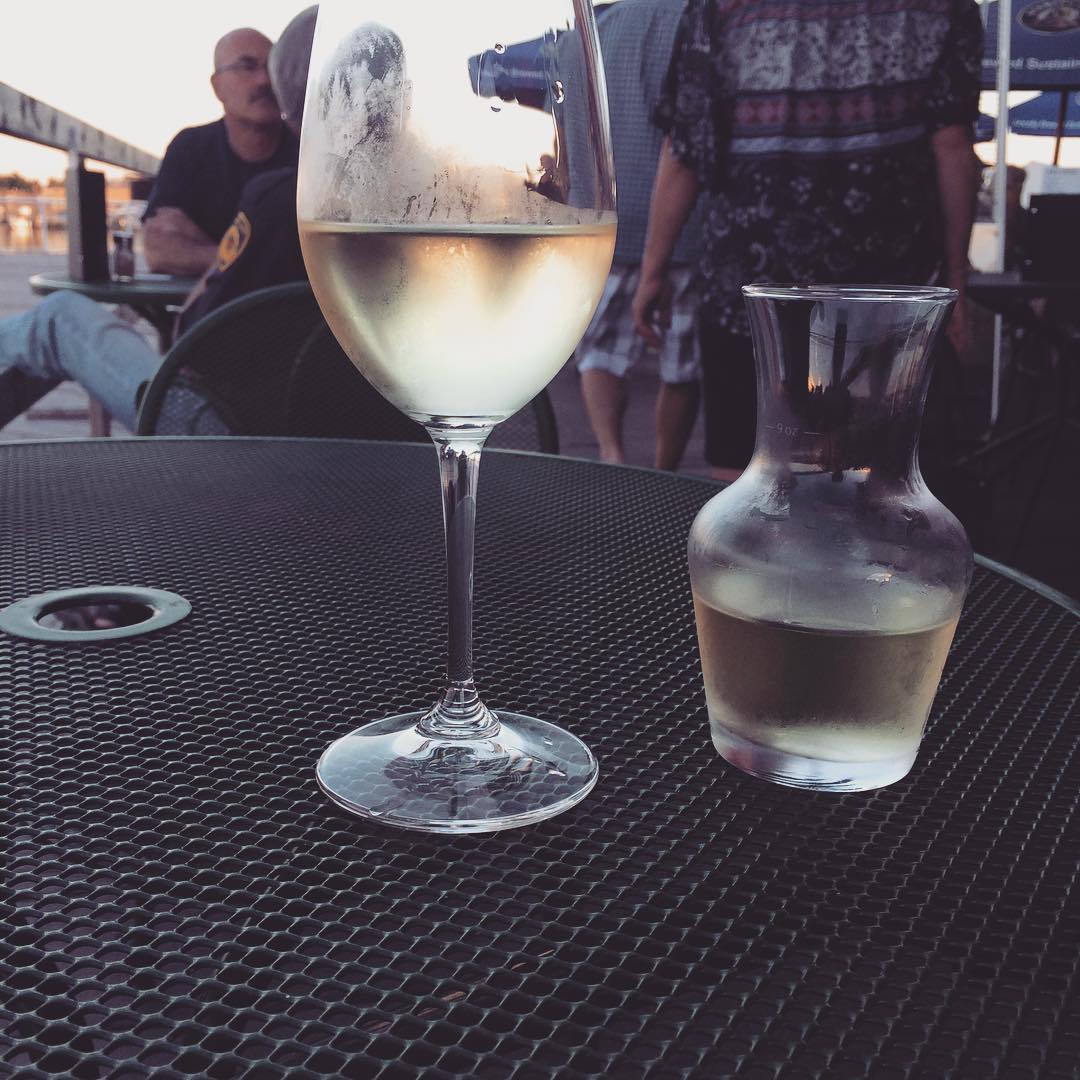 A glass of sauvignon blanc from British Columbia to say Happy #CanadianWineDay!