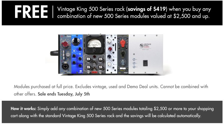 EmpiricalLabs's tweet photo. Now's a gr8 time 2 buy #DocDerr &amp; #DerrEsser #500series modules - spend $2500, get free rack https://t.co/tt0EbOb7J7 https://t.co/ERV0OEU5YS