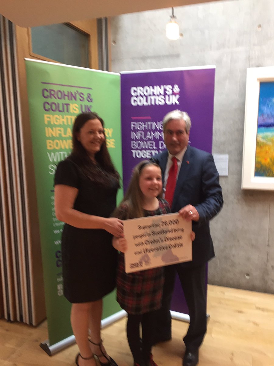 Iain_C_Gray's tweet photo. With Grace &amp; Judith Warnock at @CrohnsColitisUK event @scotparl https://t.co/0Bp88TRWSa