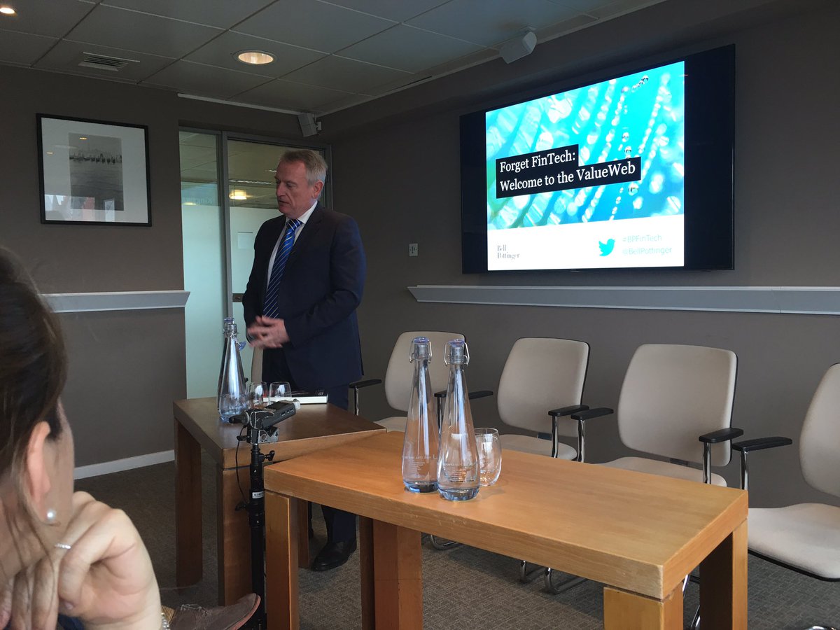 ccalmeja's tweet image. @Chris_Skinner book launch #BPFinTech thefinanser.com/2016/03/valuew…