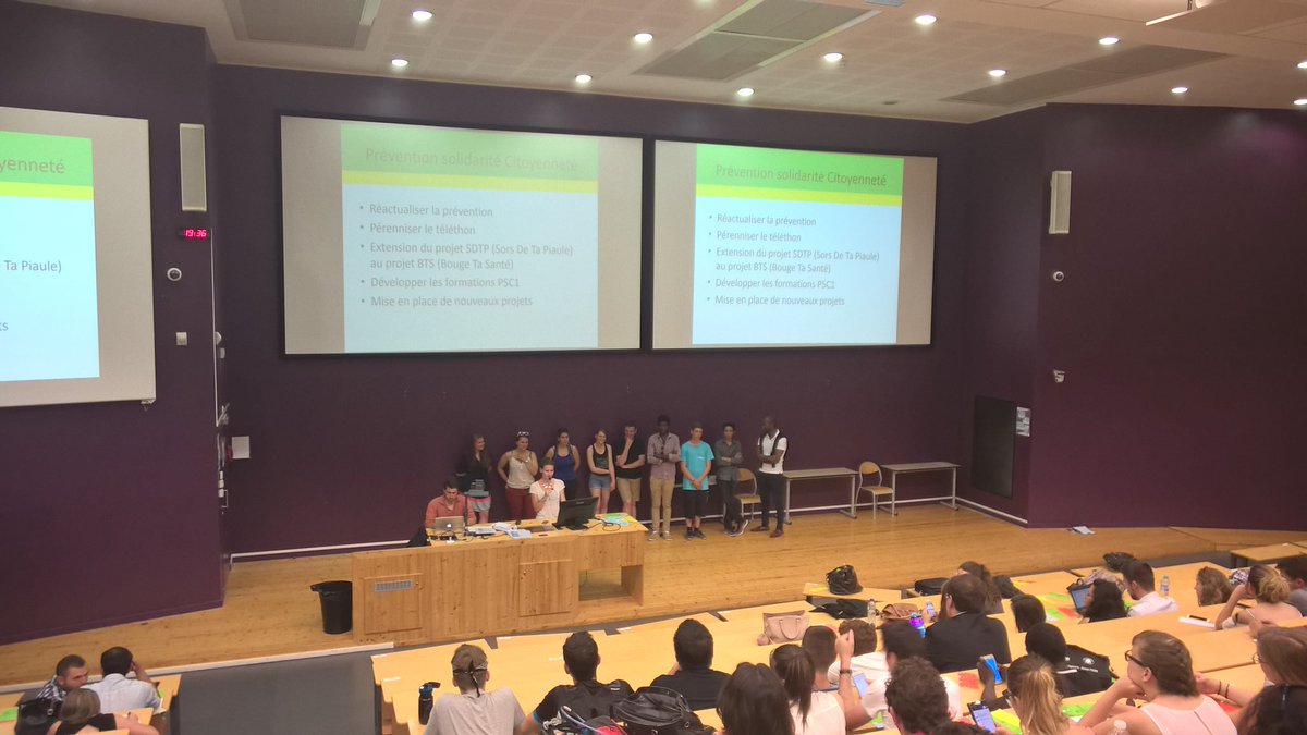 GAELIS_Lyon's tweet photo. Présentatº de la liste candidate 16/17 des projets pour continuer le dev de la 1ère Orga Etu de @academielyon https://t.co/IG1yIcrFtH